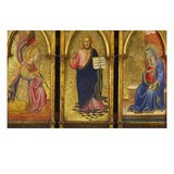 Christ the Redeemer; the Archangel Gabriel and the Virgin Annunciate Giclee Print