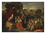 Buy The Holy Family with the Infant Saint John the Baptist and Saint Elizabeth, and with Six Putti... at AllPosters.com