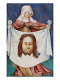 St Veronica Holding the Cloth. Book of Hours. Southern Germany Nuremberg?