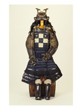 A Suit of Samurai Armour, the Kabuto Comprising a Fine Sixty-Two Plate Russet-Iron Sujibach