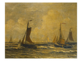 A Fishing-Fleet Sailing Out