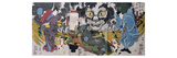 Buy A Kabuki Scene with the Cat Witch of Okabe, from the Series 'Comic Parts for the Twelve Signs:... at AllPosters.com