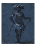 A Native Chieftain with Bow and Quiver