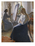 In the Studio; Anna Ancher, the Artist