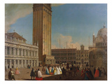 The Piazzetta, Venice Looking North-West