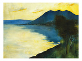 Buy Bergsee at Sunset; Bergsee Am Sonnenuntergang at AllPosters.com