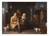 Buy The Interior of an Inn with Peasants Smoking at AllPosters.com