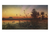 Buy The Pyramids from the Island of Roda 'she Took for Him an Ark of Bulrushes, and Put the Child... at AllPosters.com