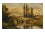 Fittleworth Old Mill and Bridge, on the Rother, Sussex