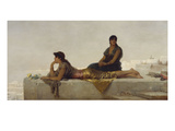 Arab Women on a Rooftop