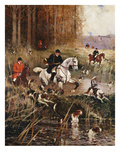 Scene De Chasse a Cour
