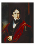 Portrait of John George Lambton, 1st Earl of Durham, Gcb, Mp (1792-1840), in a Dark Coat, with a…