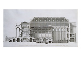 A Longitudinal Section for the Design for the Comedie Italienne