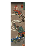 Buy Monkey: Songoku (Sun Wu K'Ung) King of the Monkeys Conjuring an Army of Monkeys from the Air to... at AllPosters.com
