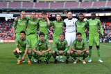 Washington, DC May 4 - Nate Juqua, Osvaldo Alonso, Patrick Ianni and Tyson Wahl
