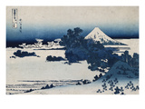Shichirigahama in Suruga Province'- from the Series 'The Thirty Six Views of Mount Fuji' Giclee Print