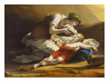 Hagar Giving Ishmael Water from the Miraculous Well in the Desert