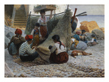 Fisherman Mending Nets, Capri