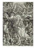 The Virgin and Child Surrounded by Many Angels