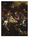 The Nativity with Adoring Angels and the Annunciation to the Shepherds Beyond