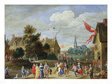 Gentry at a Village Kermesse (Panel 1)