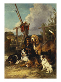 Buy Otter Hounds by a Bridge-Tired Out at AllPosters.com