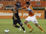 Houston May 29 - Brian Ching and Roger Torres