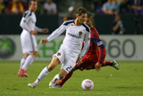 Carson, CA October 1 - Alvaro Saborio and David Beckham