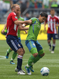 Seattle August 13 - Fredy Montero and Simon Elliott Photographic Print