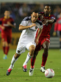 Carson, CA October 1 - Landon Donovan and Yordany Alvarez