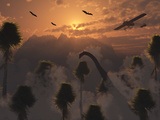 Buy A Secret Lost World Where Time Stands Still and Dinosaurs Roam Freely at AllPosters.com
