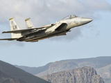 A U.S. Air Force F-15C Eagle in Flight over Spain