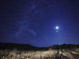 The Moon, Venus, Mars and Spica in a Quadruple Conjunction