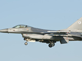 Side View of a Dutch F-16 Aircraft