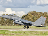 An F-15E Strike Eagle Deploys from Decimomannu Air Base, Italy