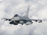 An F-16 from the Colorado Air National Guard in Flight over Brazil
