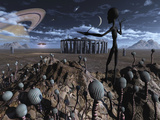Buy Alien Explorers on an Alien World at AllPosters.com