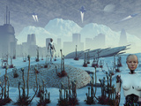 An Earth Colony on an Alien Moon That Is Frozen But Rich in Mineral Deposits