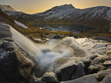 A Small Creek Running Through Skittendalen Valley in Troms County, Norway
