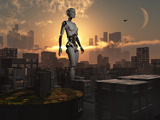 Buy Artist's Concept of Androids Governing and Controlling Society at AllPosters.com