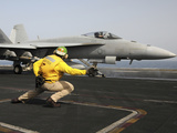 Buy A Shooter Launches an F/A-18E Super Hornet from USS Dwight D Eisenhower at AllPosters.com