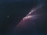 Rays of Light from a Newborn Nebula Photographic Print