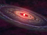 Artist's Concept of a Protoplanetary Disk Photographic Print