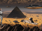 Buy Pyramids and Sphinx Appear on Many Planets in the known Galaxy at AllPosters.com