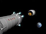 Buy Phobos Mission Rocket Releases Spent Propellant Stage at AllPosters.com
