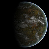 Buy A Partially Lit Terrestrial World at AllPosters.com