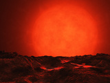 Buy Red Supergiant Betelgeuse Dominates the Sky of a Nearby World at AllPosters.com