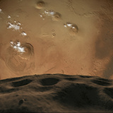Buy Phobos Orbits So Close to Mars That the Planet Would Fill the Little Moon's Sky at AllPosters.com
