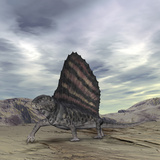 Buy Dimetrodon Grandis Traverses Earth During the Early Permian Period at AllPosters.com