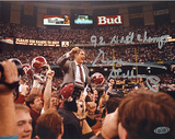 Buy Gene Stallings Autographed '92 National Champs' University Of Alabama Carry Off Photograph at AllPosters.com